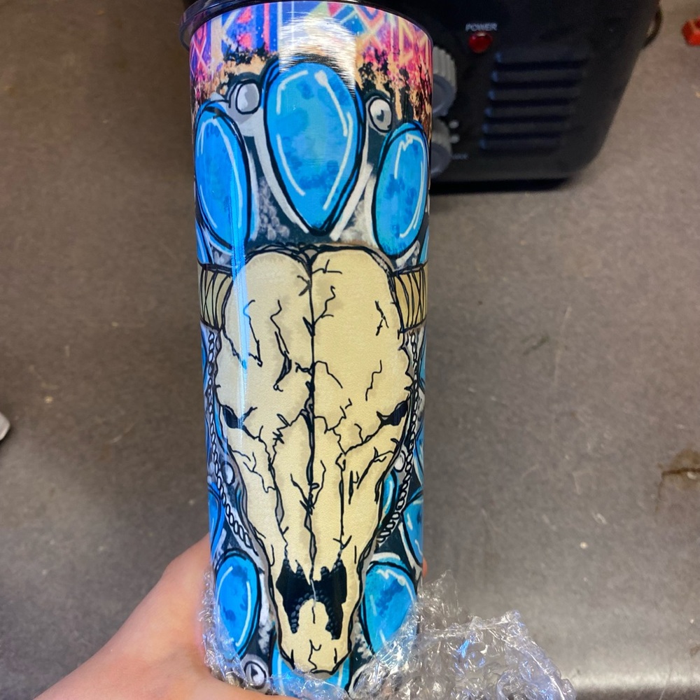 Western Tumbler Cup (Skull)